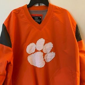 Clemson rain V-neck pullover.  Used once